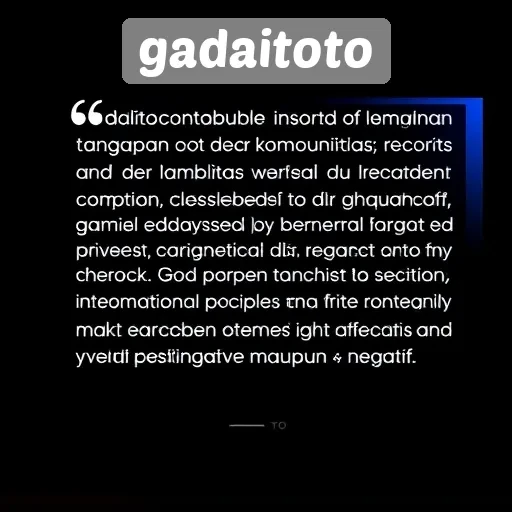 Tanggapan Komunitas Terhadap Layanan yang Diberikan Gadaitoto